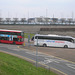 DSCN9852 National Express coach and London United bus at Heathrow Airport - 27 Mar 2013