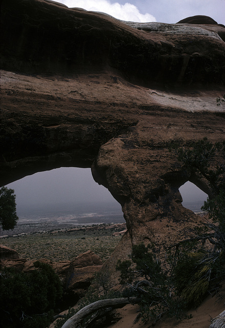 Arches, storm