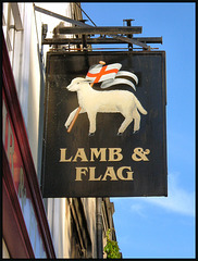 Lamb & Flag pub sign