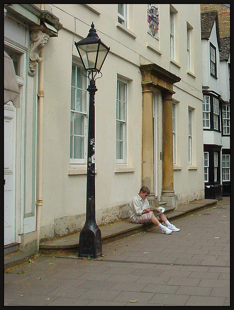 doorstep in St Giles