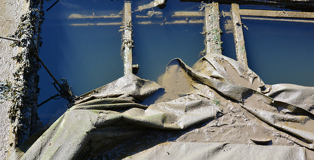 Mud saturated sails