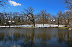 Snow and reflections