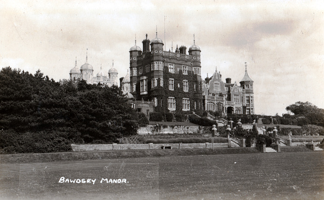 Garden front, Bawdsey Manor, Suffolk c1910