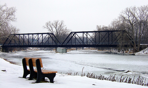 Rail Bridge in Portland