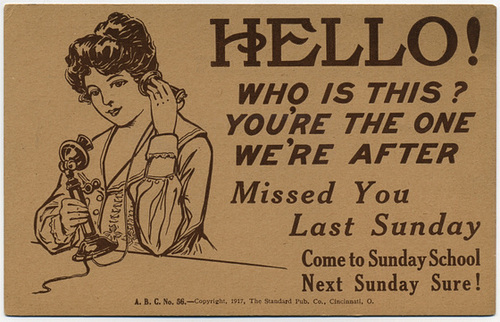 Hello! Who Is This? You're the One We're After