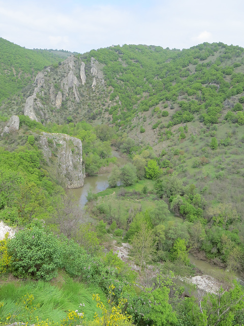 Gorges de la Pchinja : vers l'aval.