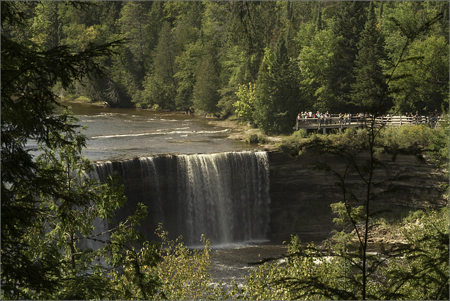 The Upper Falls of the Tahquamenon River