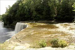 The Upper Falls of the Tahquamenon River