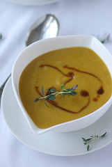 Läätse-bataadisupp / Red lentil and sweet potato soup
