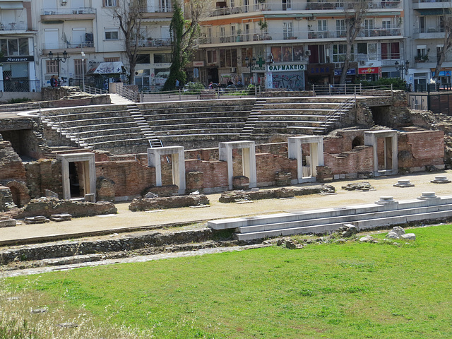 Forum de Thessalonique : l'odéon, 2