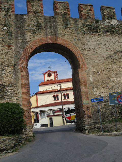 Porte dans la muraille byzantine.