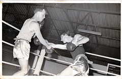 RAF Boxing match c1950