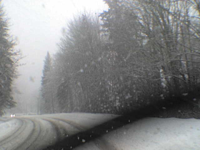 driving portland - snow road 2
