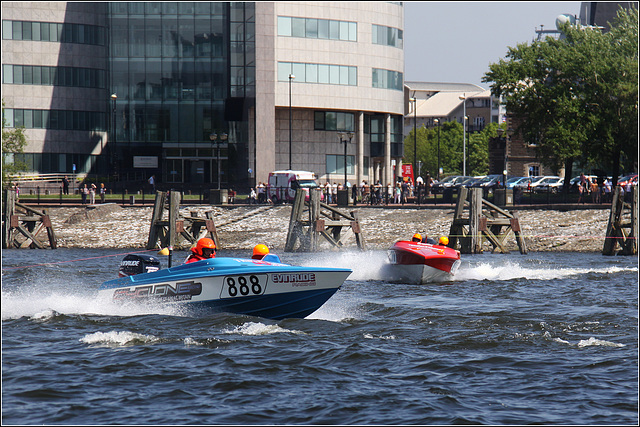 Waterski racing