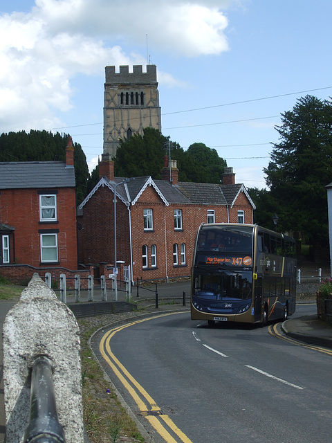 HFF: Stagecoach Midlands (United Counties) 15940 (YN63 BYG) in Earls Barton - 5 Jun 2014 (DSCF5204)