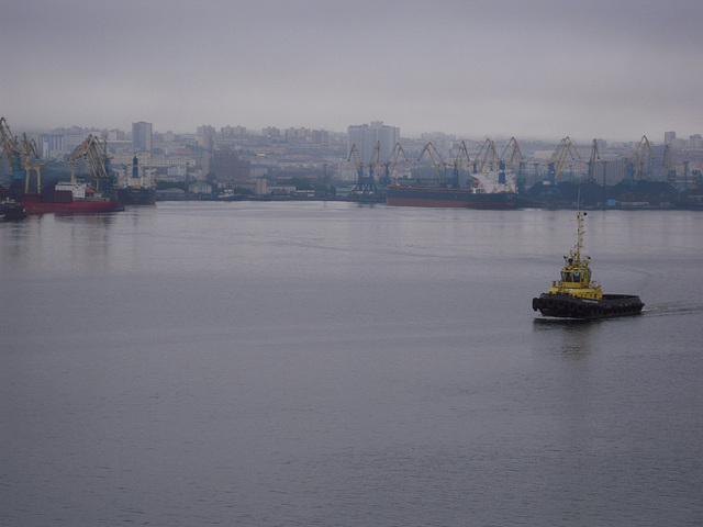 Murmansk harbor, Russia