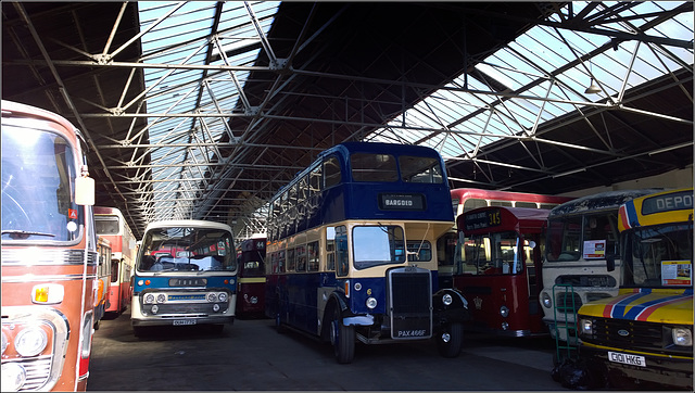 Bus garage