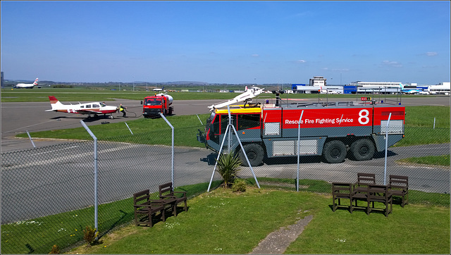 Airport fire truck