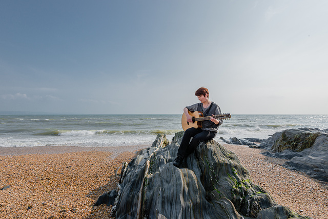 Karan Fotoshooting am Meer - 20140326