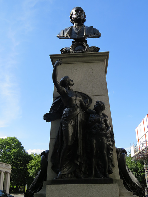 lister memorial on  portland place , marylebone, london