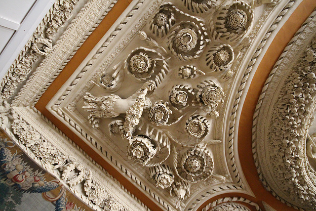 Ceiling Detail, Drawing Room, Astley Hall, Chorley, Lancashire