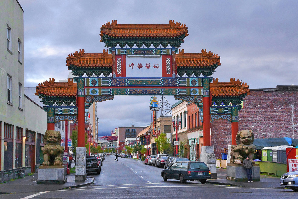 The Chinatown Gate – N.W. 4th Avenue at West Burnside Street, Portland, Oregon