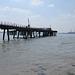cliffe pier on the thames, kent
