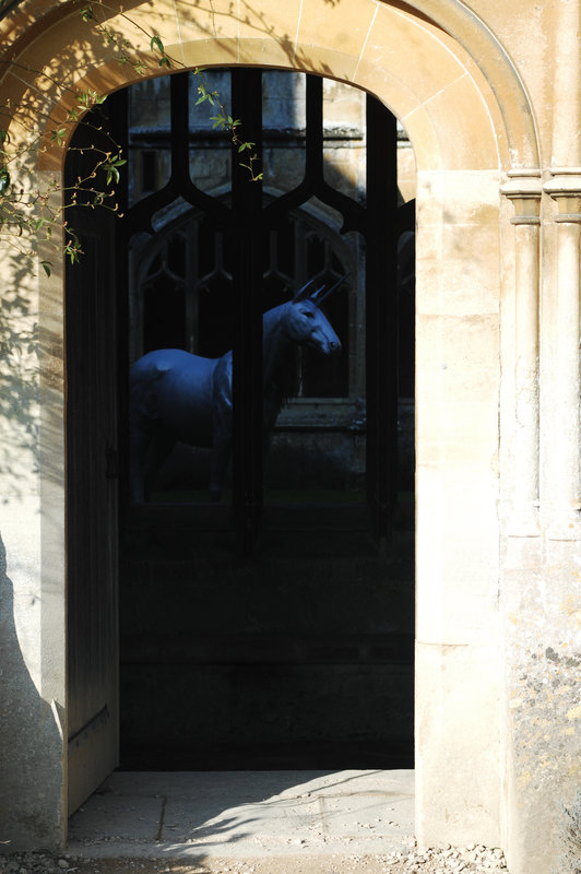 Derek Kinzett Unicorn at Lacock Abbey