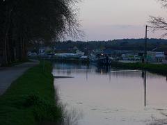 Canal at dusk