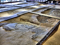 Mosaic flooring Fishbourne Roman Villa