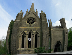 abney park cemetery chapel, stoke newington, london, by william hosking 1840
