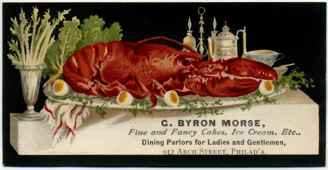 C. Byron Morse, Fine and Fancy Cakes, Ice Cream, Etc., Philadelphia, Pa.