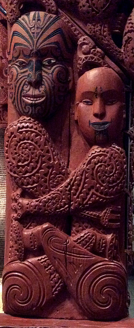 Maori Carved Figures