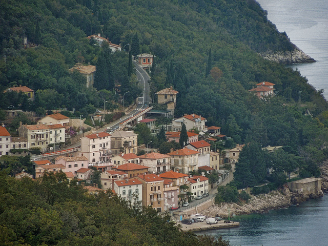 view from Mošćenice