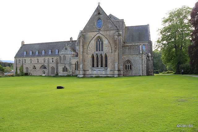 Thoroughly modern Monks at Pluscarden's Benedictine Monastery - Robot lawnmower!