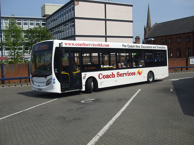 Coach Services of Thetford YX14 RXK in Bury St. Edmunds - 17 May 2014 (DSCF5118)