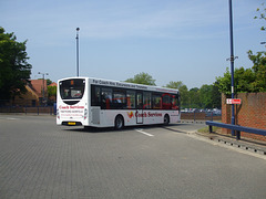 Coach Services of Thetford YX14 RXK in Bury St. Edmunds - 17 May 2014 (DSCF5119)