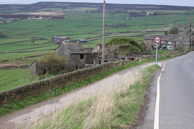 Abandoned Farmhouse, Height  Road, Wadsworth, Hebden Bridge, West Yorkshire