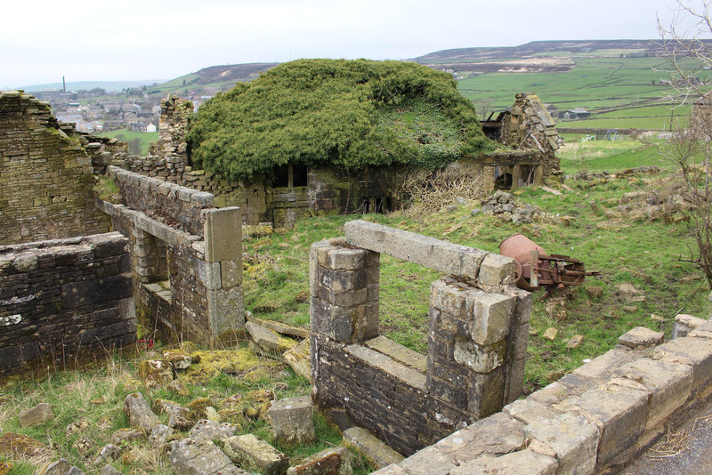 Abandoned Farmhouse, Height  Road, Wadsworth, Hebden Bridge, West Yorkshire