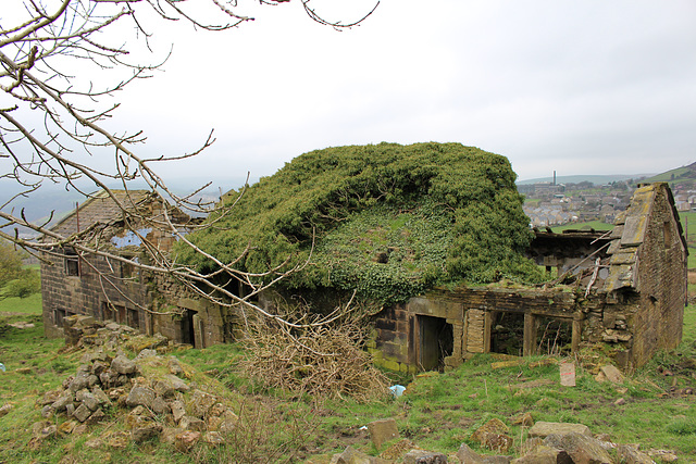 Abandoned Farmhouse, Height  Road, Wadsworth, Hebden Bridge, West Yorkshire