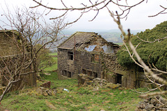 Abandoned Farmhouse, Height  Road, Wadsworth, Hebden Bridge, West Yorkshire