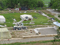 Palais d'Aigai : en travaux, 2