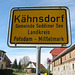 Ortseingang Bike - Kähnsdorf