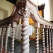 Detail of altar rails, St Peter's Church, Great Livermere, Suffolk.