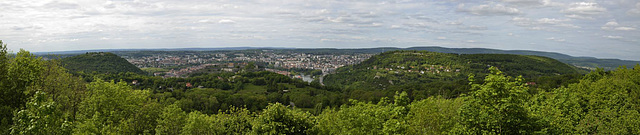 LA CHAPELLE DES BUIS: Panorama de la Citadelle et la ville de Besançon.