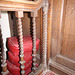 Detail of altar rails, St Peter's Church, Great Livermere, Suffolk.