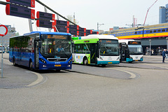 Bus line-up
