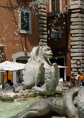 Pantheon Fountain Detail