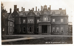 Rendlesham Hall, Suffolk (Demolished)