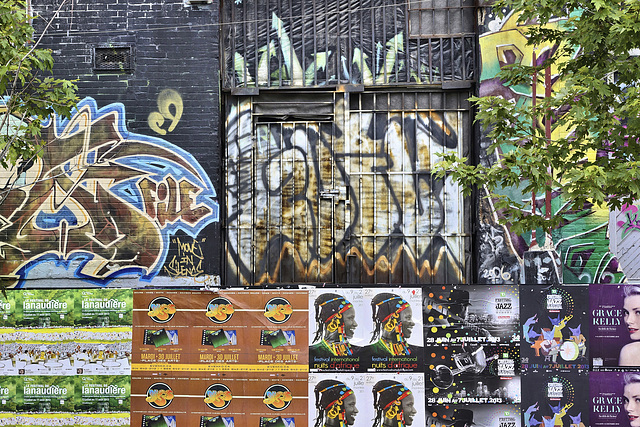 Hitting the Wall – Balmoral Street Above Saint Catherine, Montréal, Québec